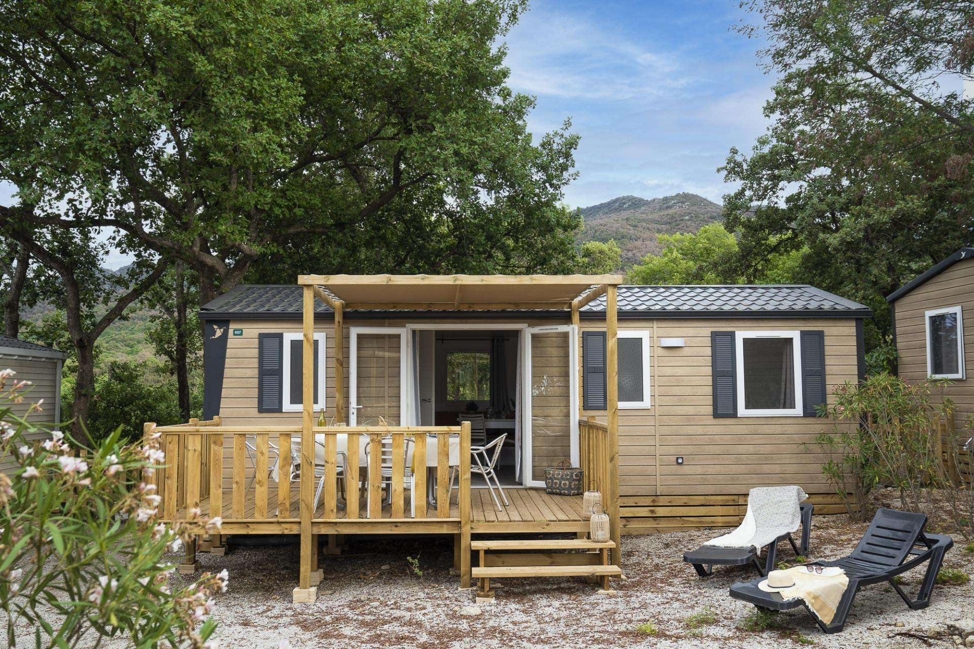 Tous les hébergements des mobil homes du camping les bois fleuris à Argelès-sur-Mer